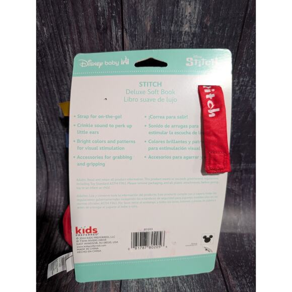 Disney Baby - Stitch On-The-Go Soft Book - Nursery Soft Book - Christmas Holiday - Picture 5 of 5